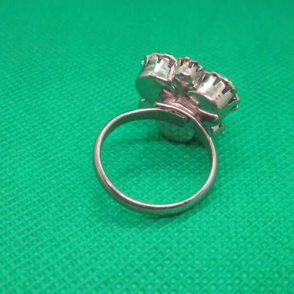 Clear Rhinestone Shoe Clips and Adjustable Ring - Picture 2 of 3